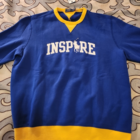 SOLD! $168 Men’s Polo Ralph Lauren "Inspire" Sweatshirt - Sz. Lrg NWT!!! - Picture 2 of 9